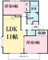 ハイムトリプルワンの物件間取画像